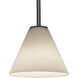 Martini 1 Light 7.25 inch Oil Rubbed Bronze Pendant Ceiling Light in White