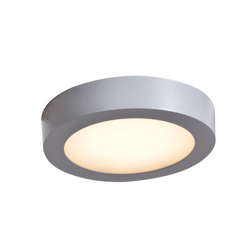 Strike 2.0 LED 7 inch Silver Flush Mount Ceiling Light