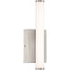 Grace 4.5 inch Brushed Steel Semi Flush Mount Ceiling Light