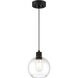Port Nine LED 8 inch Matte Black Pendant Ceiling Light