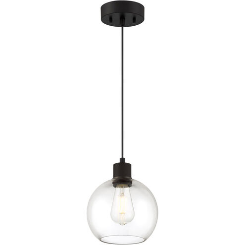 Port Nine LED 8 inch Matte Black Pendant Ceiling Light