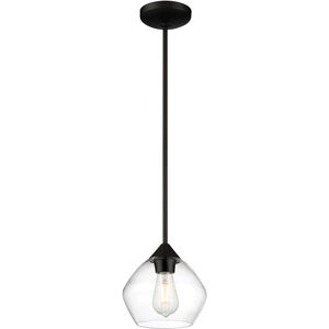 Vintage LED 8 inch Matte Black Pendant Ceiling Light