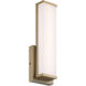 Citi Solo 4.5 inch Antique Brushed Brass Vanity/Bath Bar Wall Light