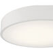 Como LED 13.75 inch White Flush Mount Ceiling Light