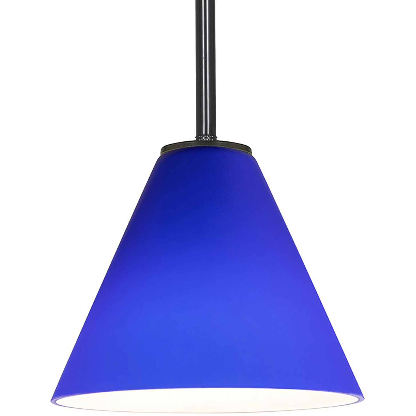 Martini 1 Light 7.25 inch Oil Rubbed Bronze Pendant Ceiling Light in Cobalt