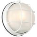 Nauticus Round Dual Mount 1 Light 7.00 inch Outdoor Wall Light