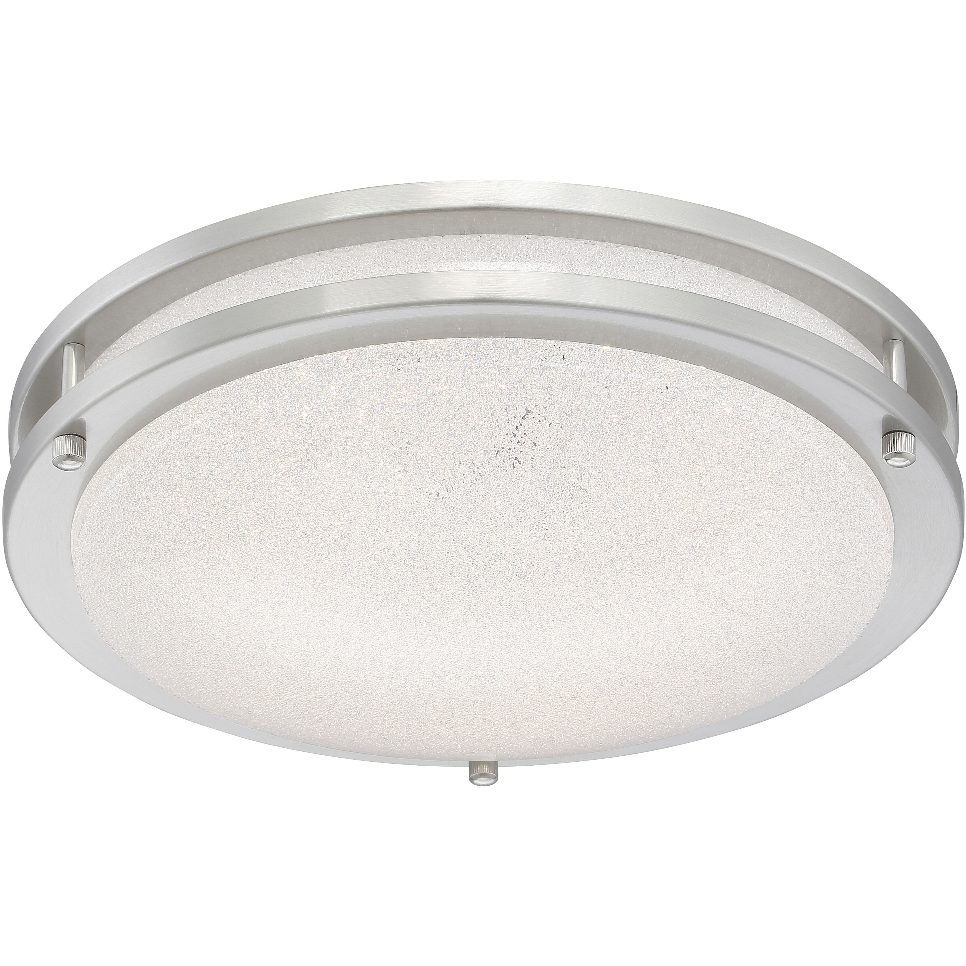 Sparc LED 14 inch Chrome Flush Mount Ceiling Light