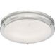 Sparc LED 14 inch Chrome Flush Mount Ceiling Light