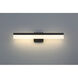 Loft LED 36 inch Matte Black and Frosted Bath Vanity Wall Light