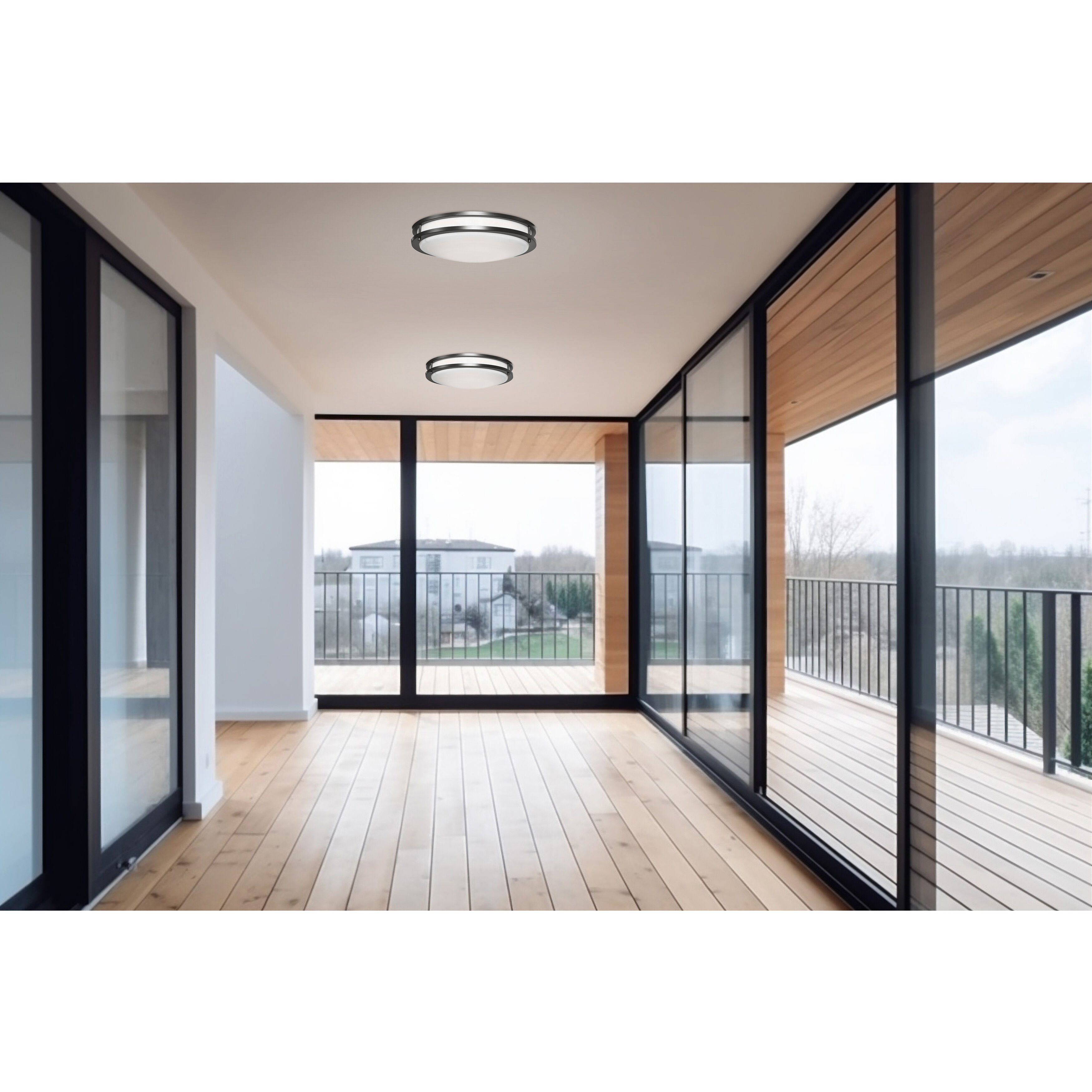 Solero II LED 14 inch Bronze Flush Mount Ceiling Light