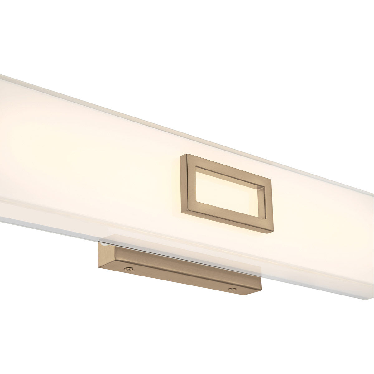 Restore LED Antique Brushed Brass Bath/Vanity Wall Light