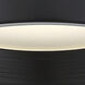 Reel LED 5.25 inch Black and White Flush Mount Ceiling Light