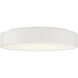 Como LED 13.75 inch White Flush Mount Ceiling Light
