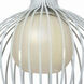 Chuki 1 Light 15 inch White Pendant Ceiling Light