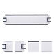 Ryder LED 23.25 inch Chrome Vanity Light Wall Light