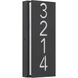 Numero Braille 4.75 inch Black ADA Wall Sconce Wall Light
