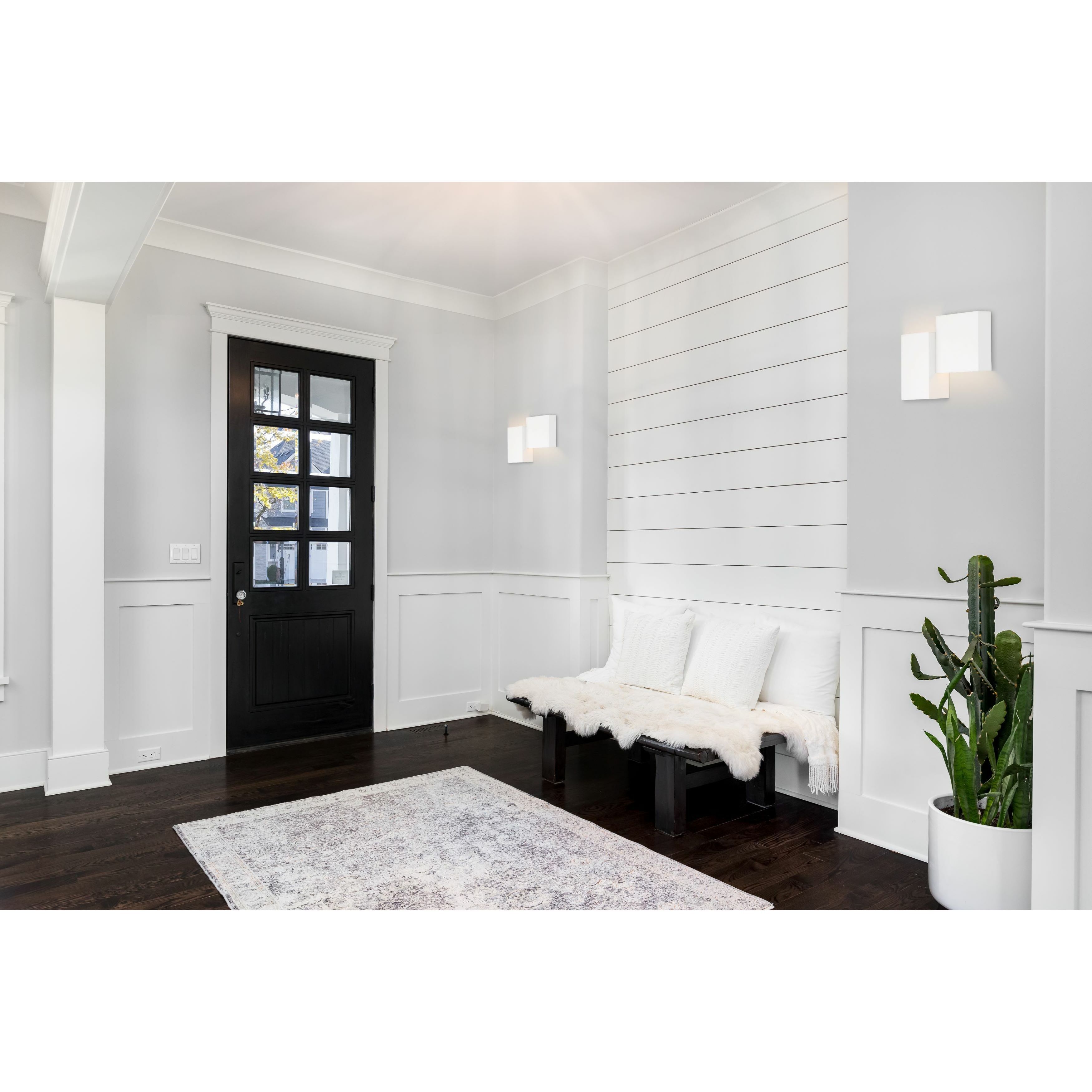 Madrid 2 Light 12.25 inch Matte White ADA Wall Sconce Wall Light 