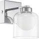 Chloe 4.75 inch Chrome Wall Sconce Wall Light
