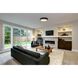 Malaga LED 16 inch Matte Black Flush Mount Ceiling Light