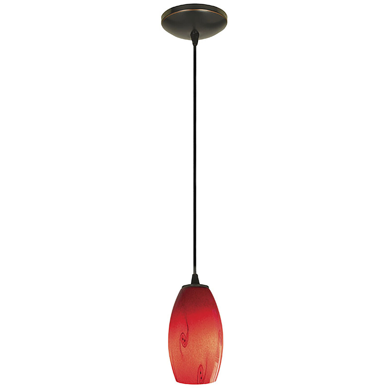 Merlot LED 3.5 inch Oil Rubbed Bronze Pendant Ceiling Light