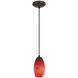 Merlot LED 4 inch Oil Rubbed Bronze Pendant Ceiling Light