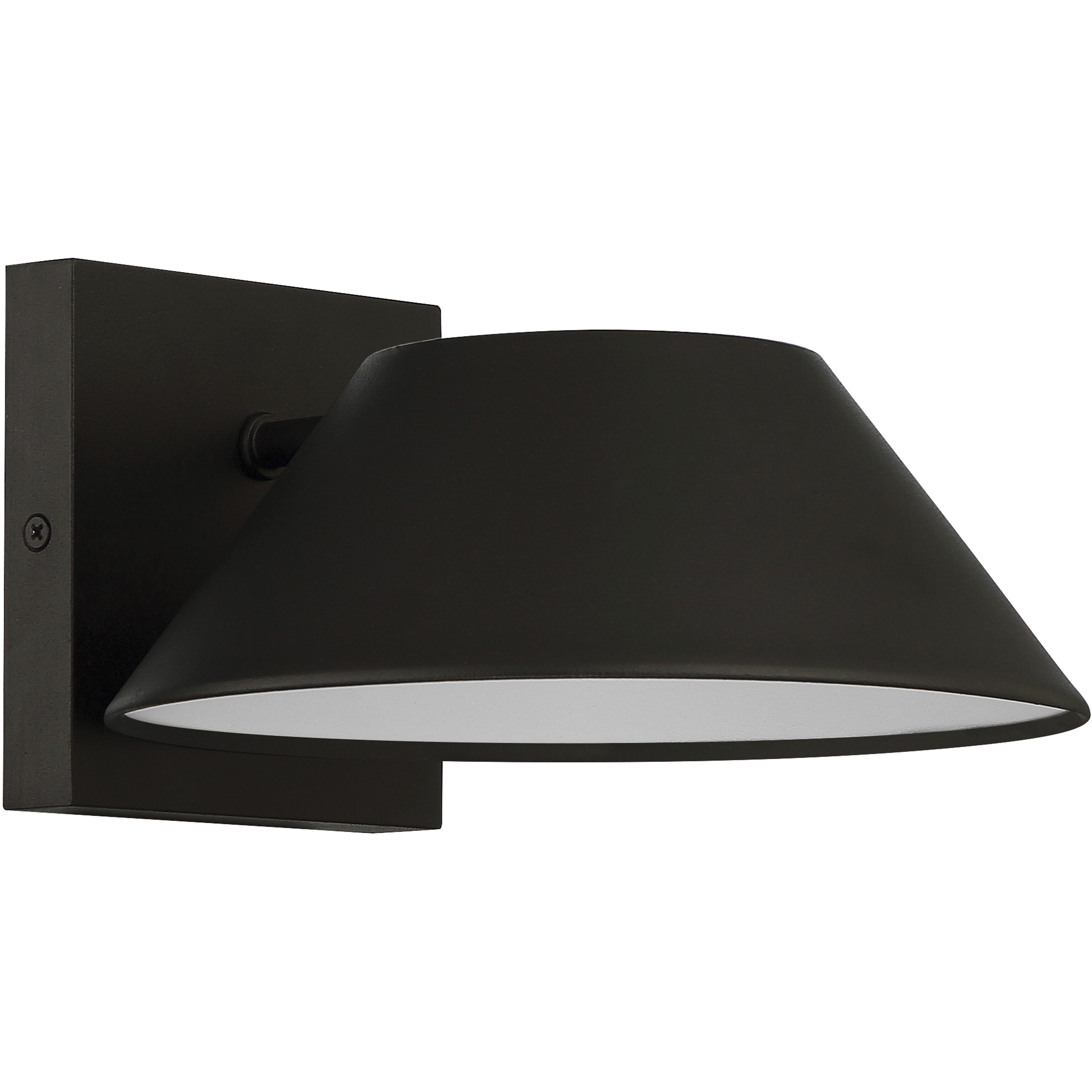 Solano 1 Light 6 inch Black Outdoor Wall Sconce