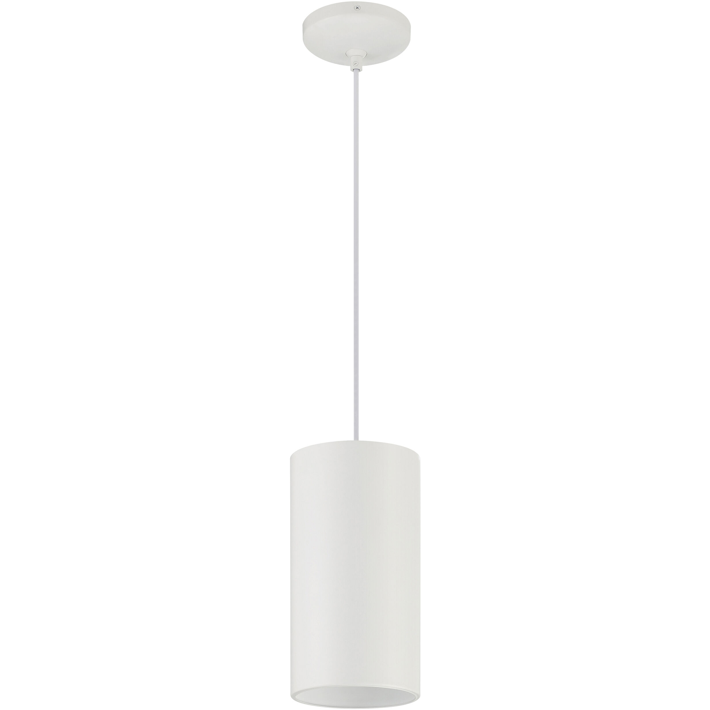 Pilson XL LED 6 inch Matte White Pendant Ceiling Light