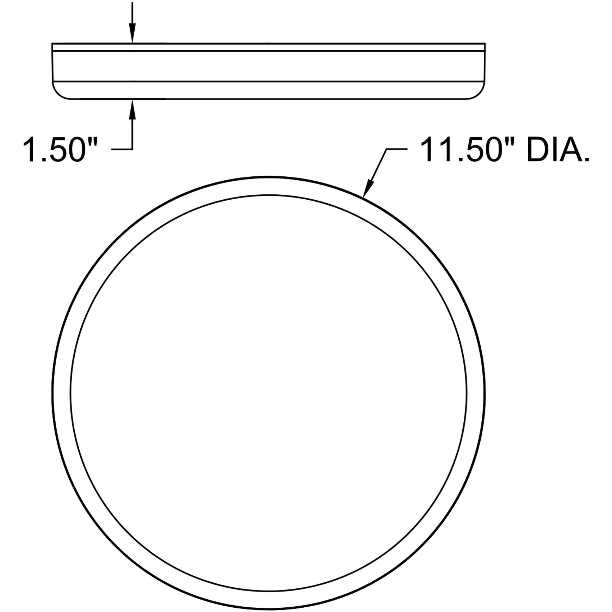 Infinite LED 11.5 inch White Flush Mount Ceiling Light