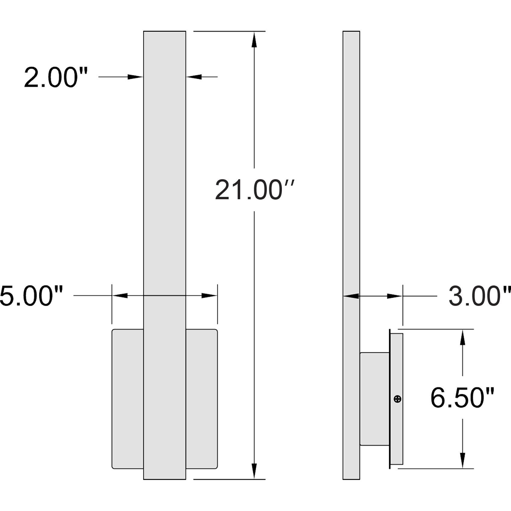 Haus Wall Sconce Wall Light in Matte White