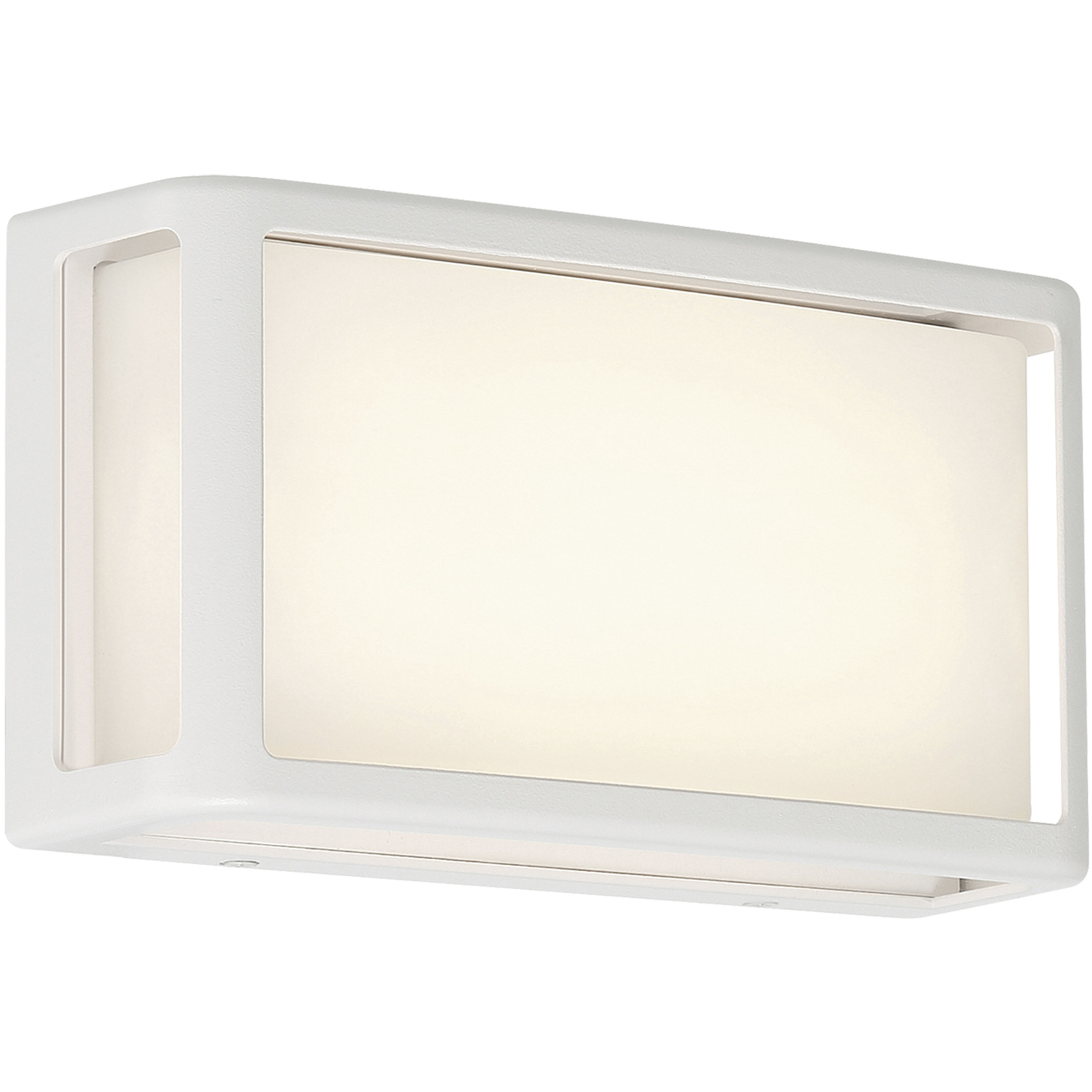 Montana LED 9 inch White Outdoor Wall Mount