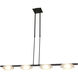 Nido LED 43 inch Oil Rubbed Bronze Linear Pendant Ceiling Light