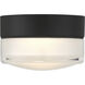 Masso 5 inch Matte Black Flush Mount Ceiling Light