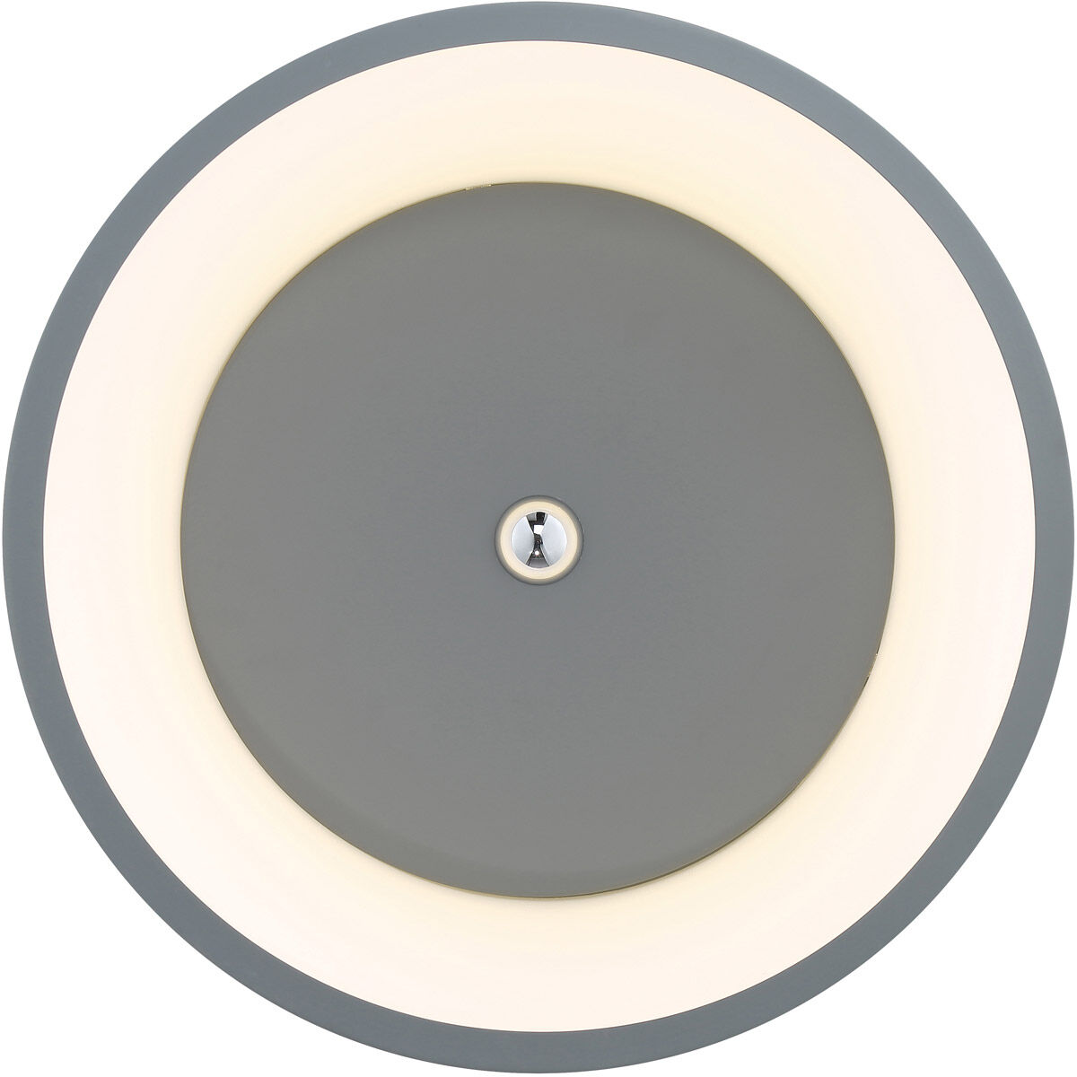 Radiant LED 15 inch Gray Flush Mount Ceiling Light in Grey