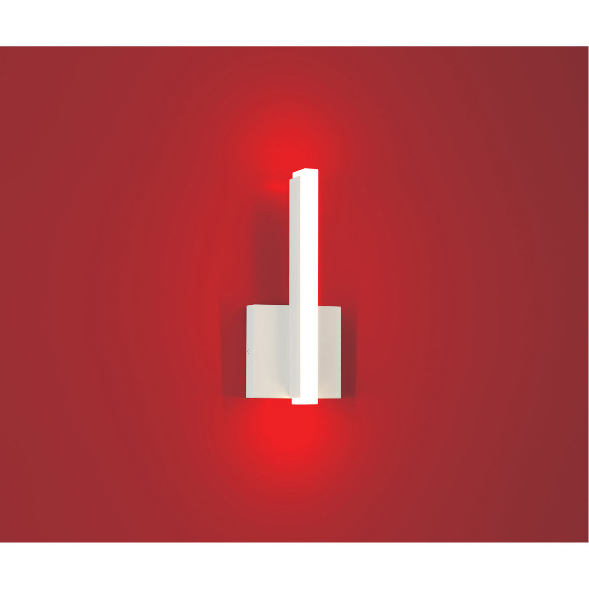 Illume LED 5 inch Matte White Wall Sconce Wall Light