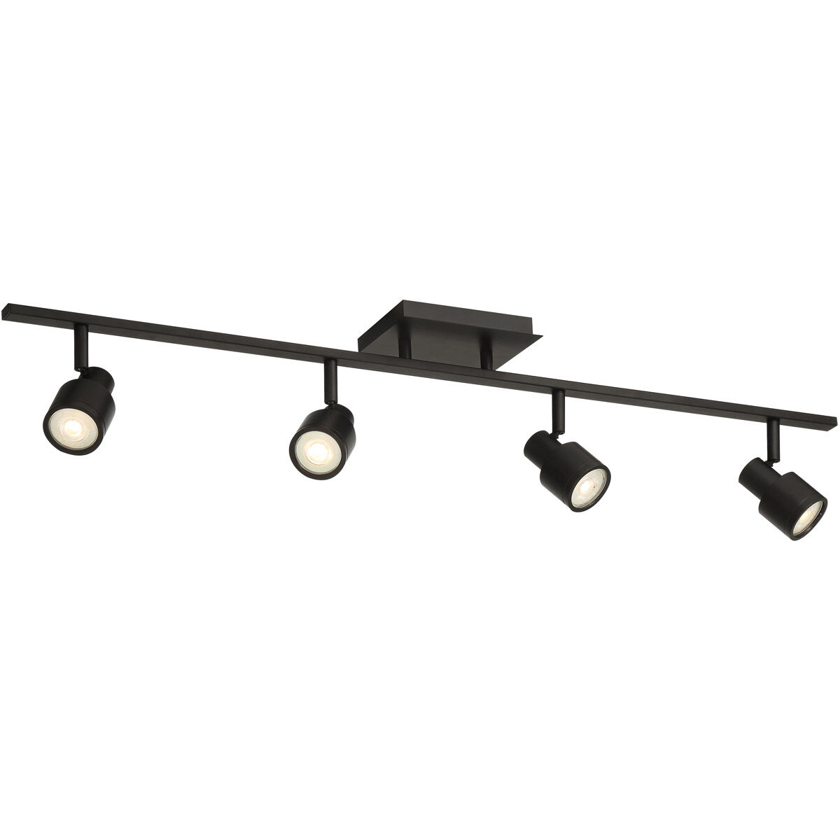 Lincoln 120 Matte Black Track Ceiling Light
