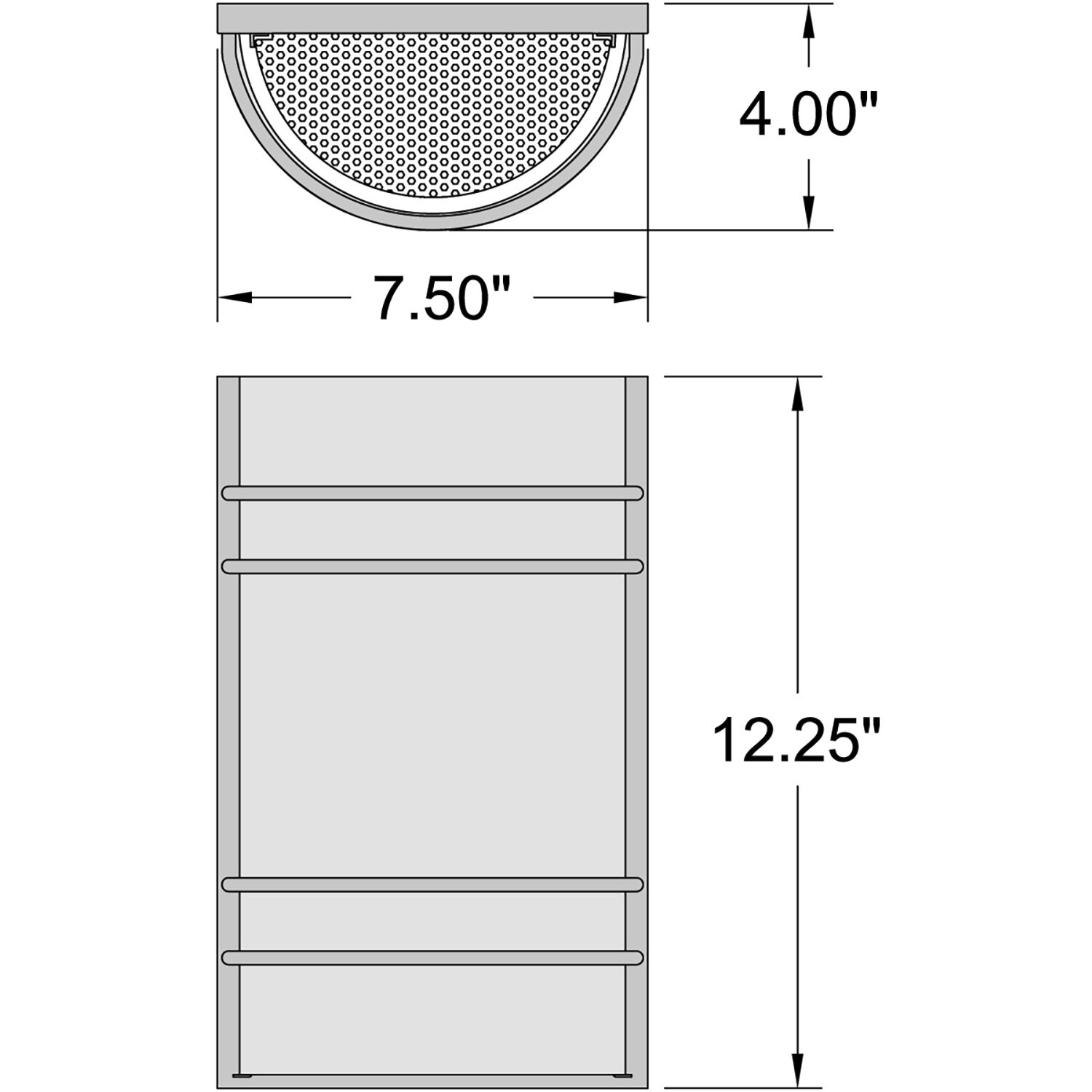 Cassi Wall Sconce Wall Light in Brushed Steel