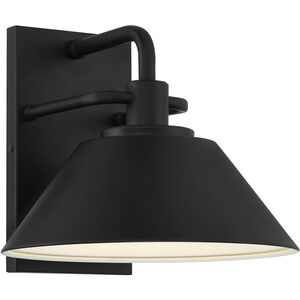 Avalon 1 Light 10 inch Black Outdoor Wall Sconce