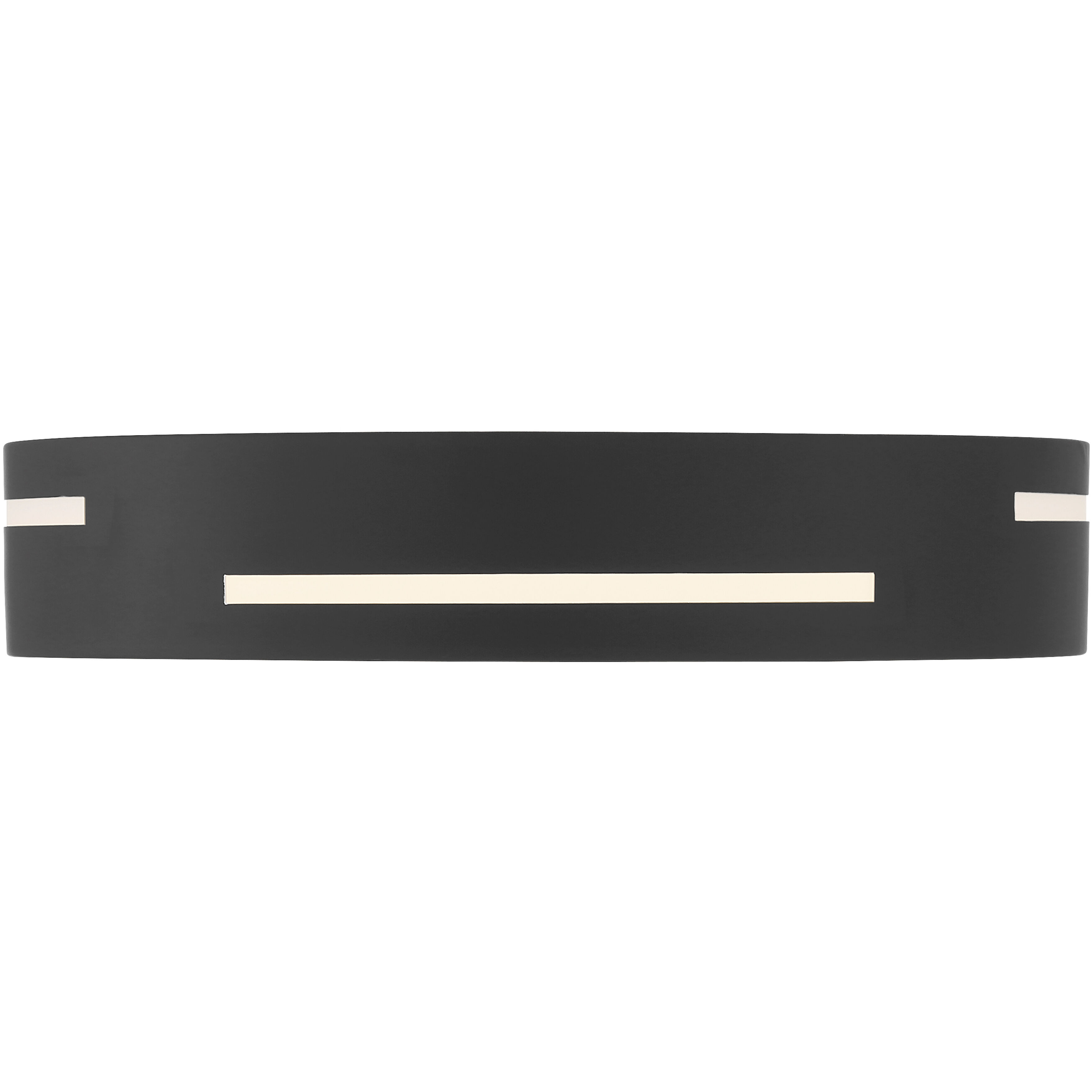 Harmony LED 15 inch Matte Black Flush Mount Ceiling Light