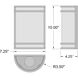 Lola LED 7.25 inch Bronze Wall Sconce Wall Light