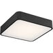 Granada LED 19.75 inch Black and White Flush Mount Ceiling Light