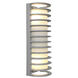 Bermuda LED 16.75 inch Satin Outdoor Wall Sconce