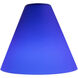 Inari Silk Glass 7 inch Pendant Glass Shade in Cobalt