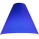 Inari Silk Glass 7 inch Pendant Glass Shade in Cobalt