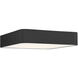 Granada LED 19.75 inch Black and White Flush Mount Ceiling Light