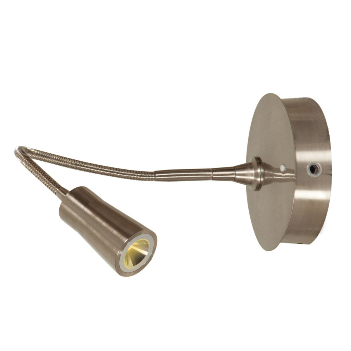 Brushed steel wall lights on sale