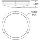 Solero III LED 16 inch Bronze Flush Mount Ceiling Light