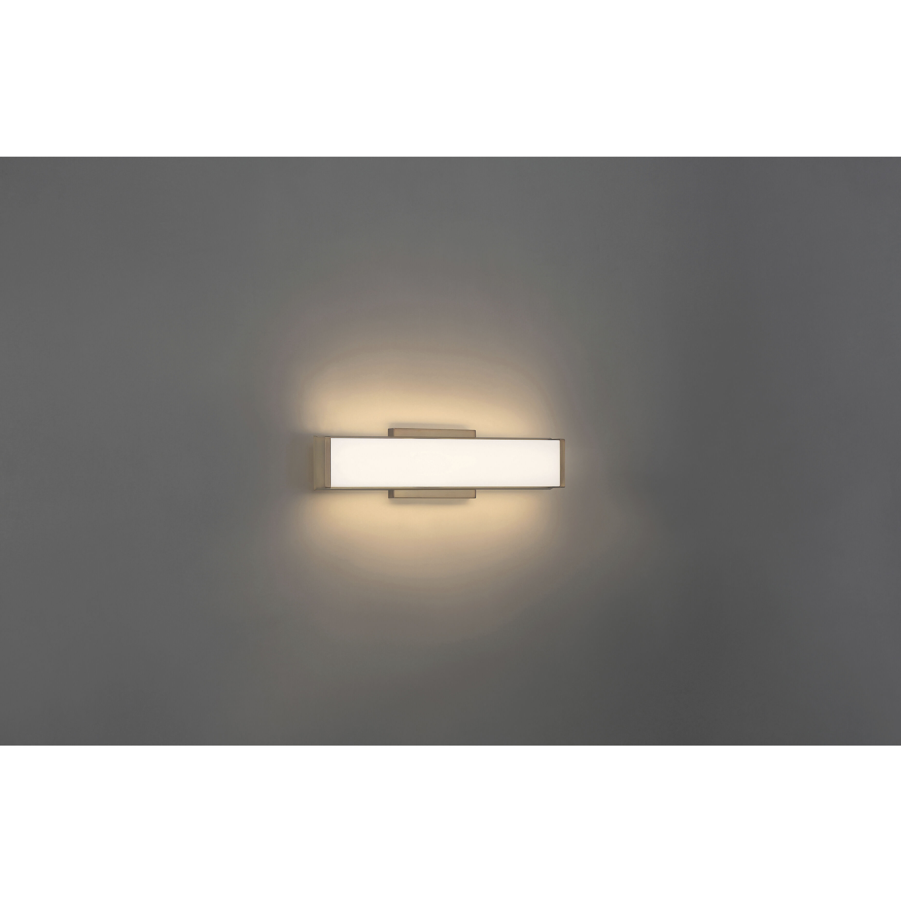 Citi LED 18 inch Antique Brushed Brass LED Vanity Light Wall Light