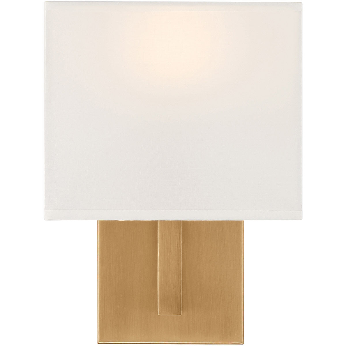 Mid Town LED 8 inch Antique Brushed Brass Wall Sconce Wall Light