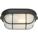 Nauticus Dual Mount 1 Light 6 inch Black Outdoor Wall Sconce