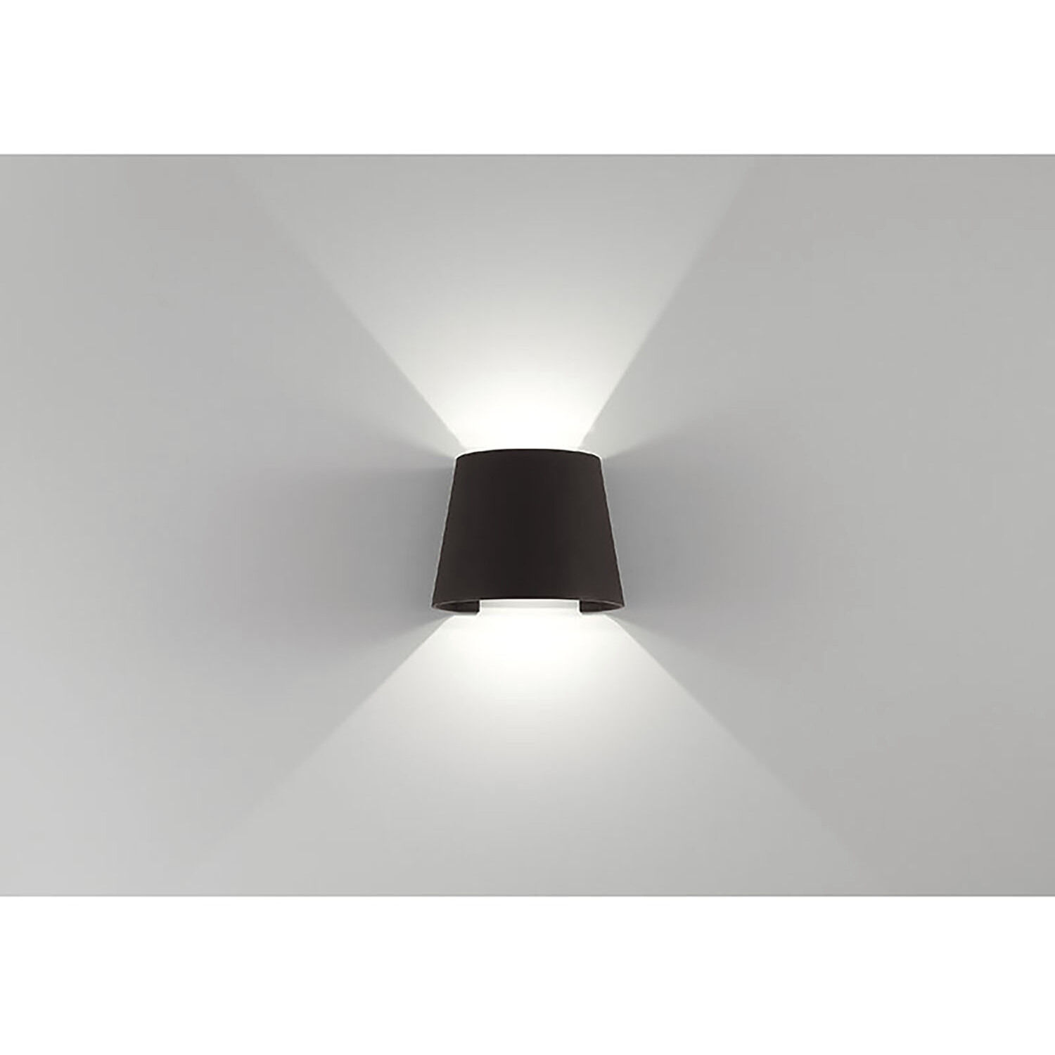 Cone LED 6 inch Bronze Outdoor Wall Sconce